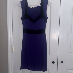 French Connection Purple and Black Dress